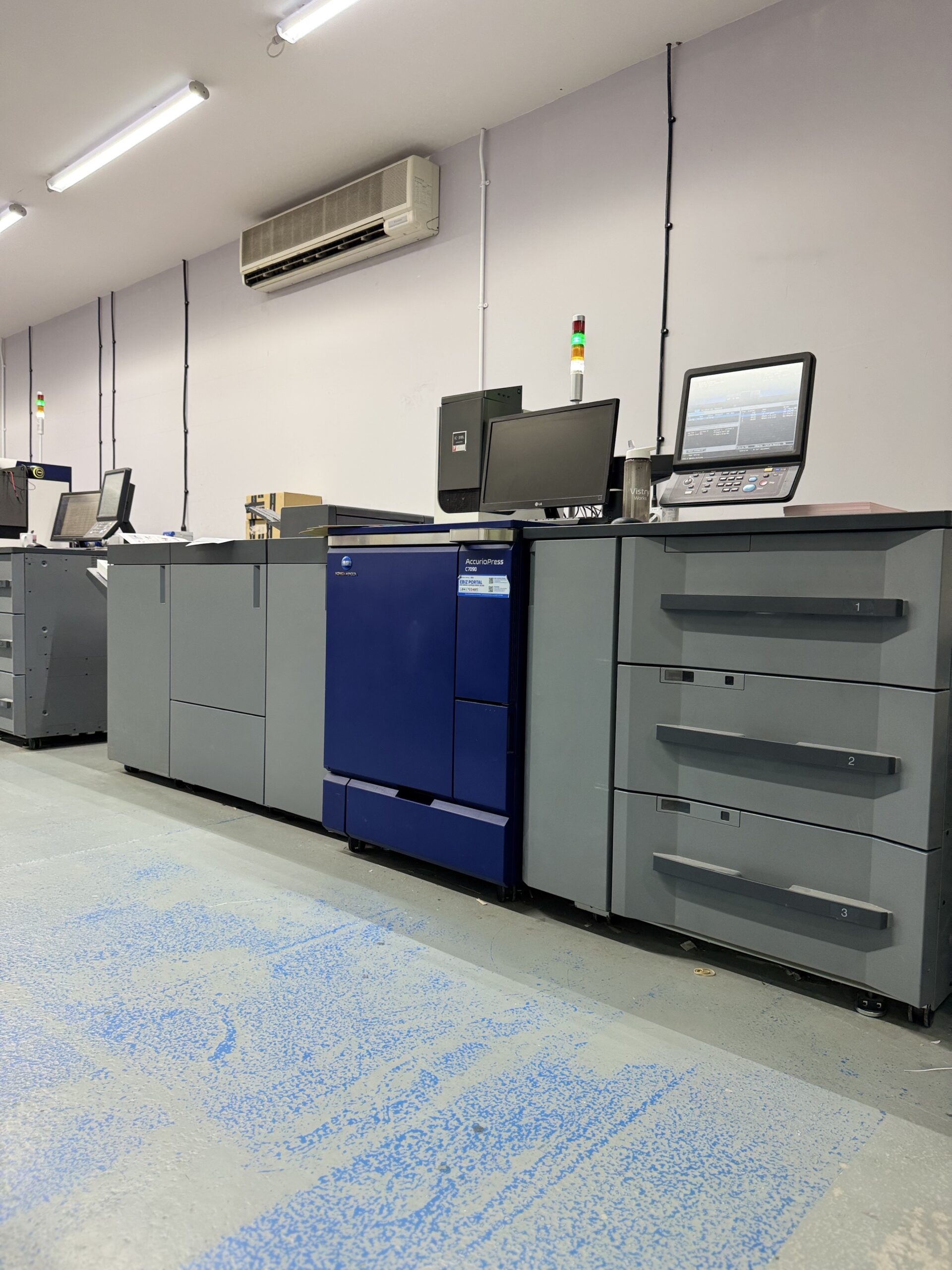 Digital print production and finishing
