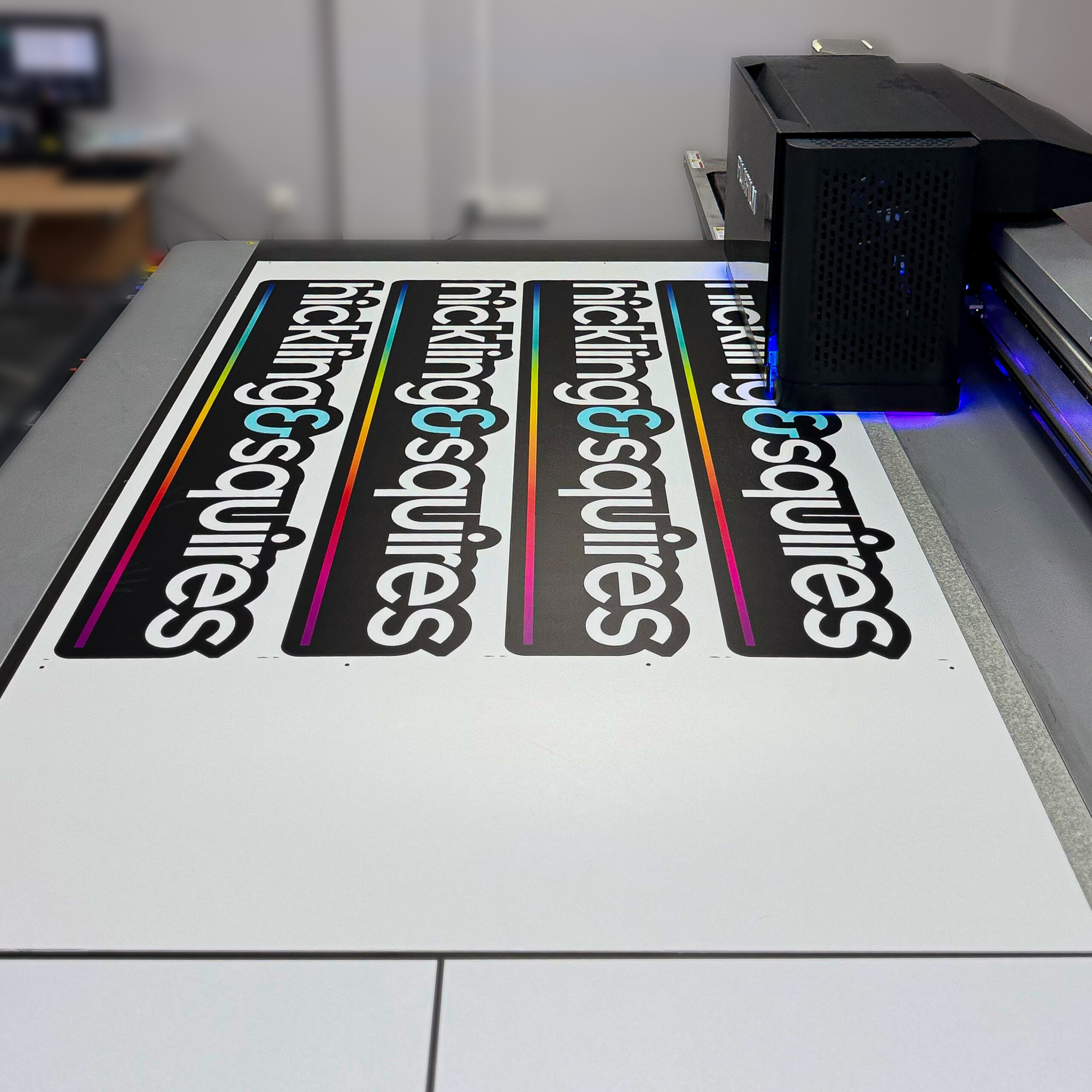 Flatbed printed sheet